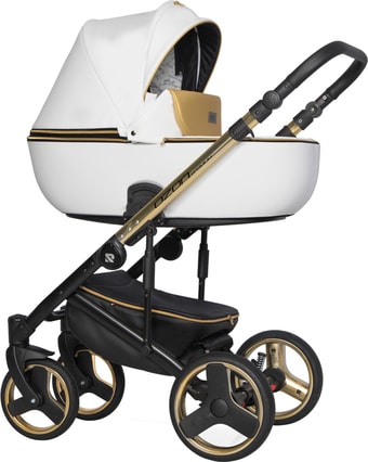 Универсальная коляска Riko Ozon Premium (2 в 1, 33 gold white)