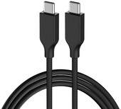 Кабель Genius ACC-C2CC-3A USB Type-C - USB Type-C (1 м, черный)