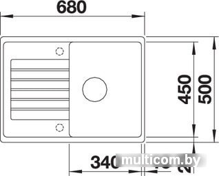 Кухонная мойка Blanco Zia 45 S Compact (белый)