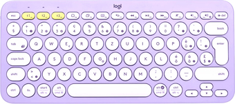 Клавиатура Logitech Multi-Device K380 Bluetooth 920-011166 (фиолетовый/белый, нет кириллицы)