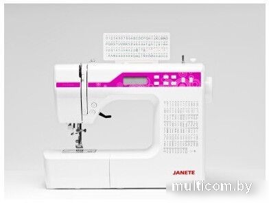 Электромеханическая швейная машина Janete 2600A (розовый)