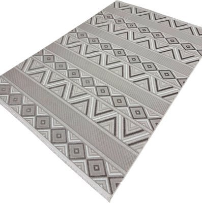 Ковер для жилой комнаты Radjab Carpet Моника Прямоугольник MC 357A 12578RK (0.8x1.5, Beige)