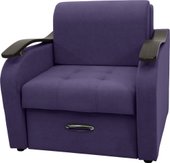 Кресло Сириус Лидер-2 ППУ 95x110 (Eva 31 велюр фиолетовый)