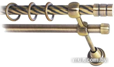 Lm Decor Цилиндр (антик, витая, 3.6м 16мм, 2 ряда)