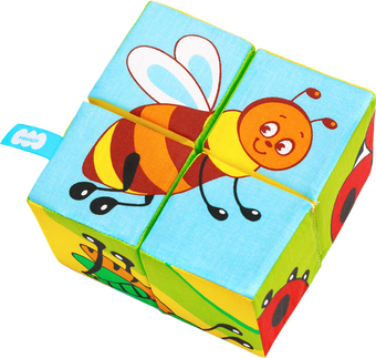 Кубики Мякиши Собери картинку Насекомые 689