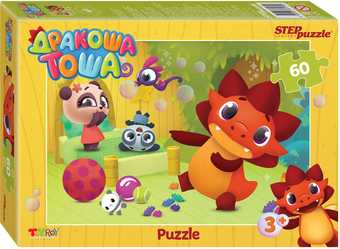 Пазл Step Puzzle Дракоша Тоша 81179 (60 эл)