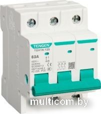 Выключатель нагрузки Tengen TGH1N-125, 3P, 63A, 3M TEN340024