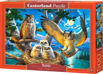 Пазл Castorland Совиное семейство