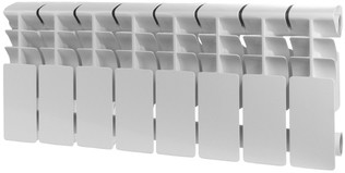 Алюминиевый радиатор Rommer Plus 200 (16 секций)