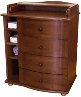 Детский комод Красная звезда С421 тип 32 (шоколад)