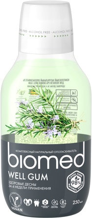 Ополаскиватель для полости рта biomed Well Gum 250 мл