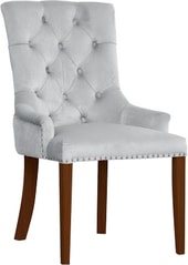 Интерьерное кресло Atreve Duke (серебристый BL03/орех)