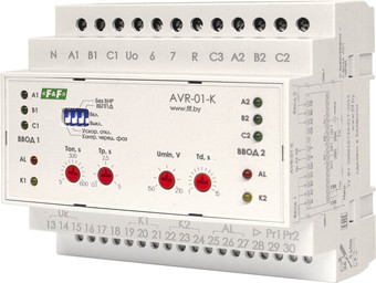 Реле контроля фаз Евроавтоматика F&F AVR-01-K EA04.006.001