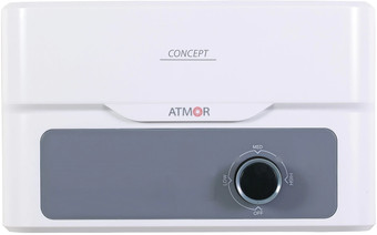 Проточный электрический водонагреватель кран+душ Atmor Concept 5 кВт Combi