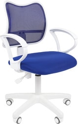 Кресло CHAIRMAN 450LT white (синий)
