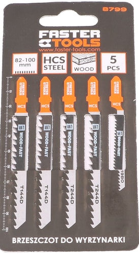 Набор пильных полотен Faster Tools 8799 (5 шт)