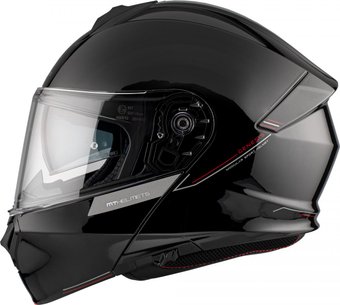 Мотошлем MT Helmets Genesis SV Solid A1 (XXL, черный глянцевый)