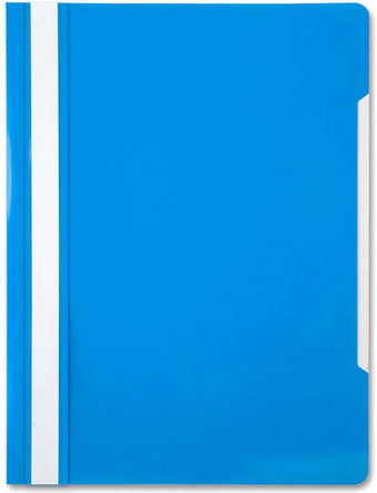 Папка для бумаг Бюрократ PS20AZURE (голубой)