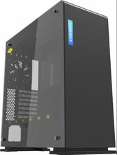 Корпус GameMax 9909 Vega с закаленным стеклом и окном (черный)
