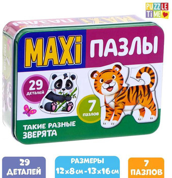 Мозаика/пазл Puzzle Time Такие разные зверята 5800952