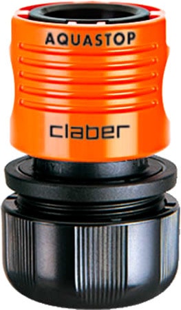 Claber 3/4” Automatic Coupling W Aquastop 8605