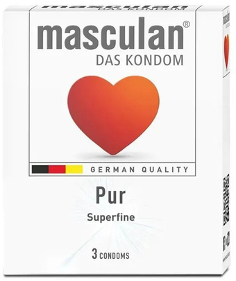 Гладкие презервативы Masculan Pur №3