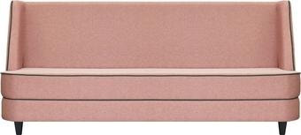 Диван Brioli Рико трехместный (рогожка, J11 розовый)