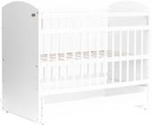 Детская кроватка Bambini Элеганс М 01.10.07 (белый)