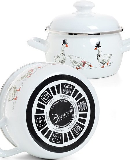 Кастрюля Эстет Гуси ЭТ-72794