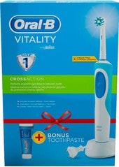 Электрическая зубная щетка Braun Oral-B Vitality Cross Action (D12.513) + Toothpaste