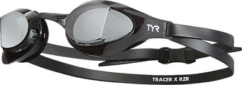 Очки для плавания TYR Tracer-X RZR Racing LGTRXRZ/074 (черный/серый)