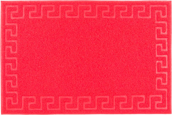 Придверный коврик SunStep Spongy Меандр 50х80 красный 38-314 (красный)