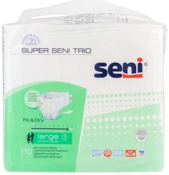 Подгузники Seni Super Trio L (10 шт)