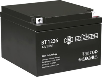 Аккумулятор для ИБП BattBee BT 1226 (12В/26Ач)