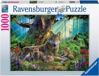 Пазл Ravensburger Волки в лесу 15987 (1000 эл)