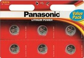Батарейки Panasonic CR2016 6 шт. [CR-2016EL/6B]