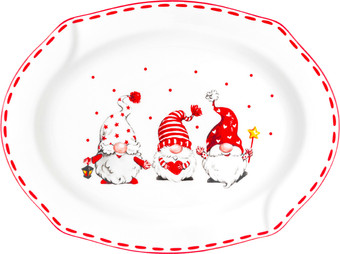Блюдо Elan Gallery Веселые гномики 540619