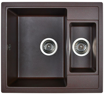 Кухонная мойка Wisent 580-27WQ (с сифоном GER011)