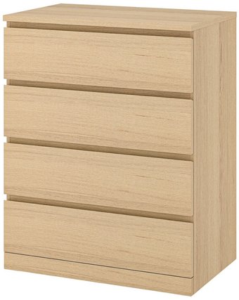 Комод Mio Tesoro Варма 4 (дуб беленый)