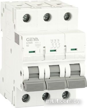 Выключатель автоматический GEYA GYM9-3P-2B 3P 2A B 6kA 3M GYM93P2B