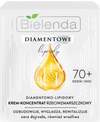 Bielenda Крем для лица Diamond Lipids Против морщин 70+ Алмазнолипидный 50 мл