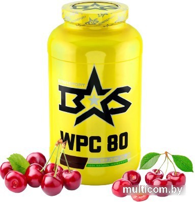 Протеин Binasport WPC 80 (1300г, вишня)