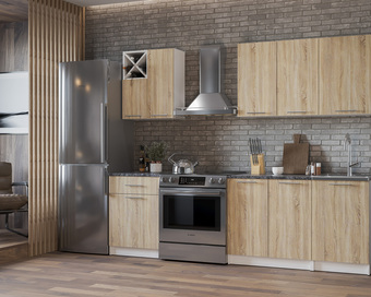 Готовая кухня Мебель-АРС Милана 1.9 м (дуб сонома)