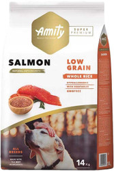 Сухой корм для собак Amity Super Premium с лососем (14 кг)