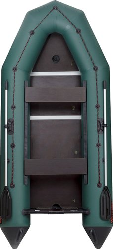 Моторно-гребная лодка Leader Boats Тайга-340 киль 0062872 (зеленый)
