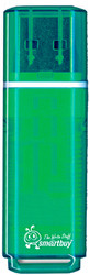 USB Flash Smart Buy Glossy Green 4GB (SB4GBGS-G)