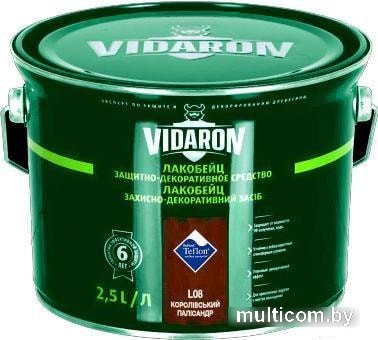 Лак Vidaron Лакобейц L08 2.5 л (королевский палисандр)