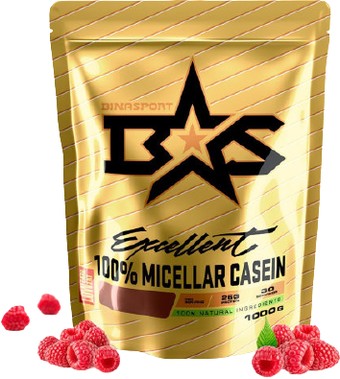 Протеин Binasport Micellar Casein (1000г, малина)