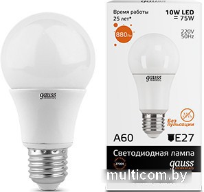Светодиодная лампа Gauss Elementary E27 10Вт [23210]