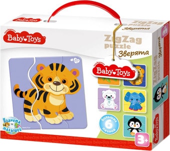 Мозаика/пазл Baby Toys Зверята 02501